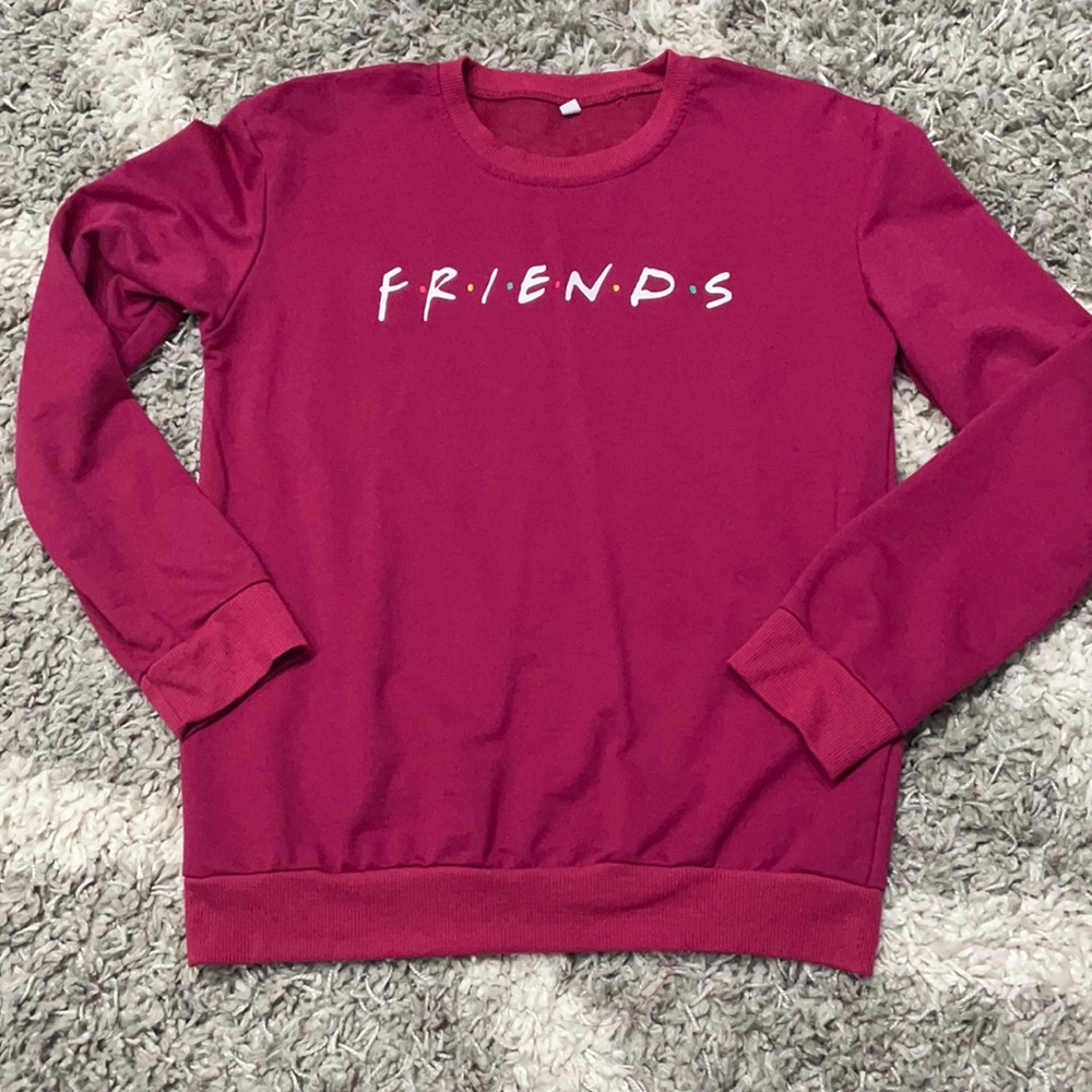FRIENDS dark pink sweatshirt